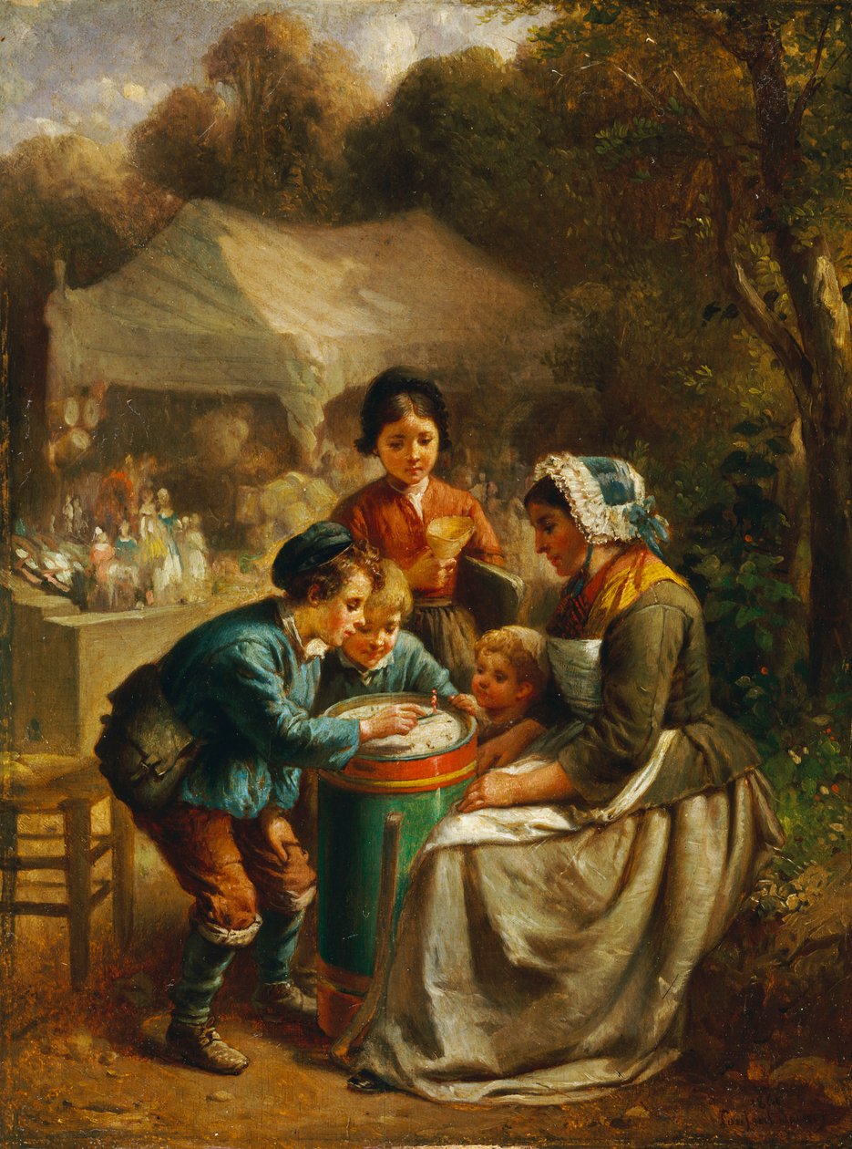 The Toy Seller, 1860 by Francois Louis Lanfant de Metz
