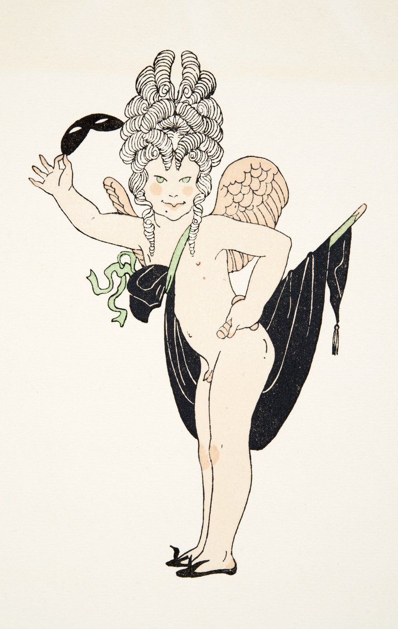 Cherub from Personages de Comedie by Francois Louis Schmied