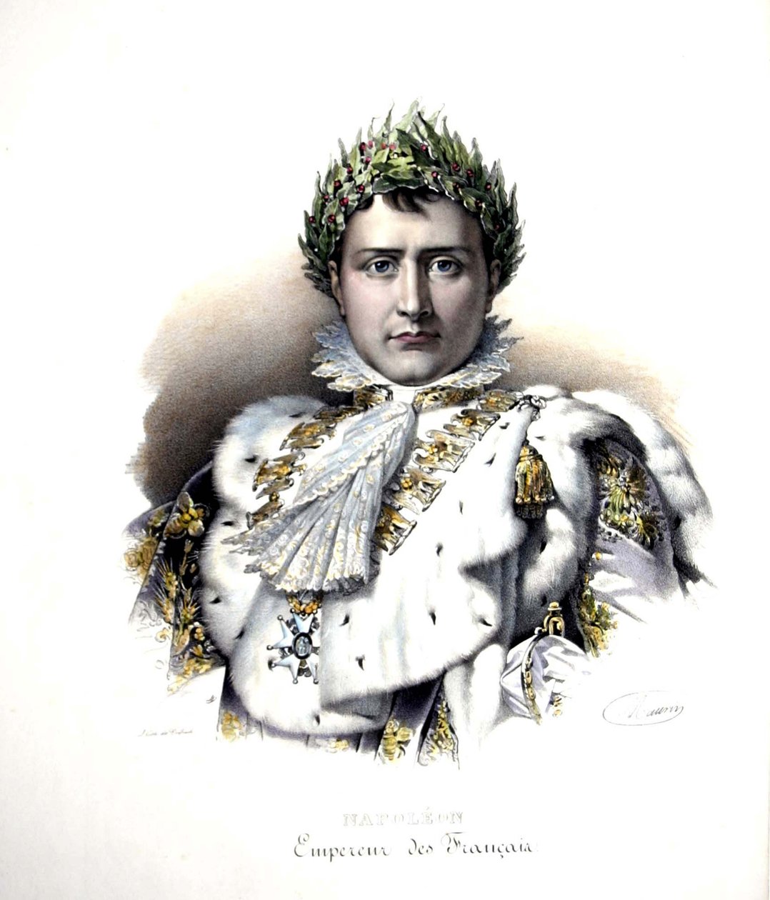 Napoleon I at the Time of His Coronation in 1804 by Francois Pascal Simon (after) Gerard