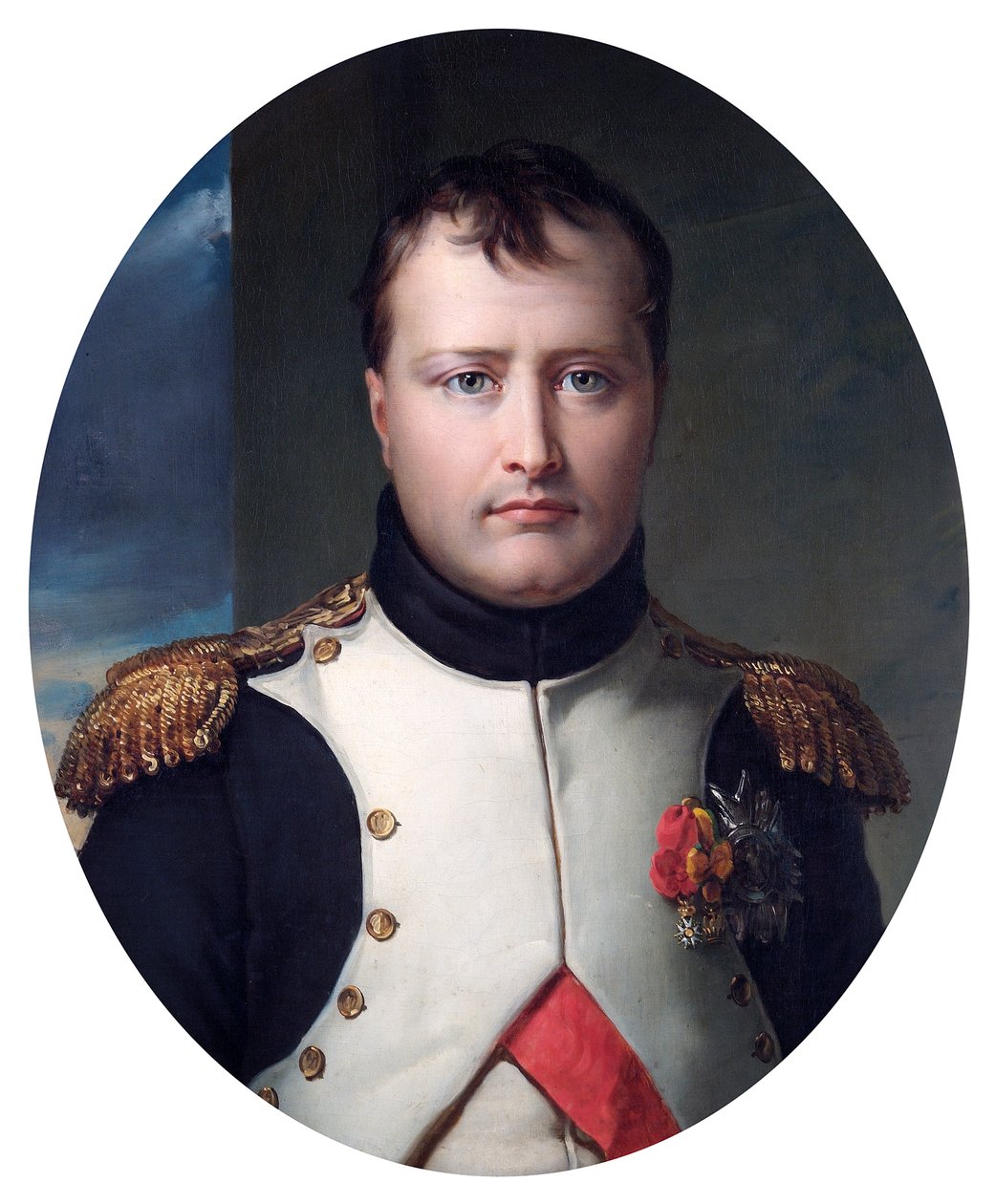 Napoleon Bonaparte, Emperor, pre 1830 (oil on canvas) by Francois Pascal Simon (after) Gerard