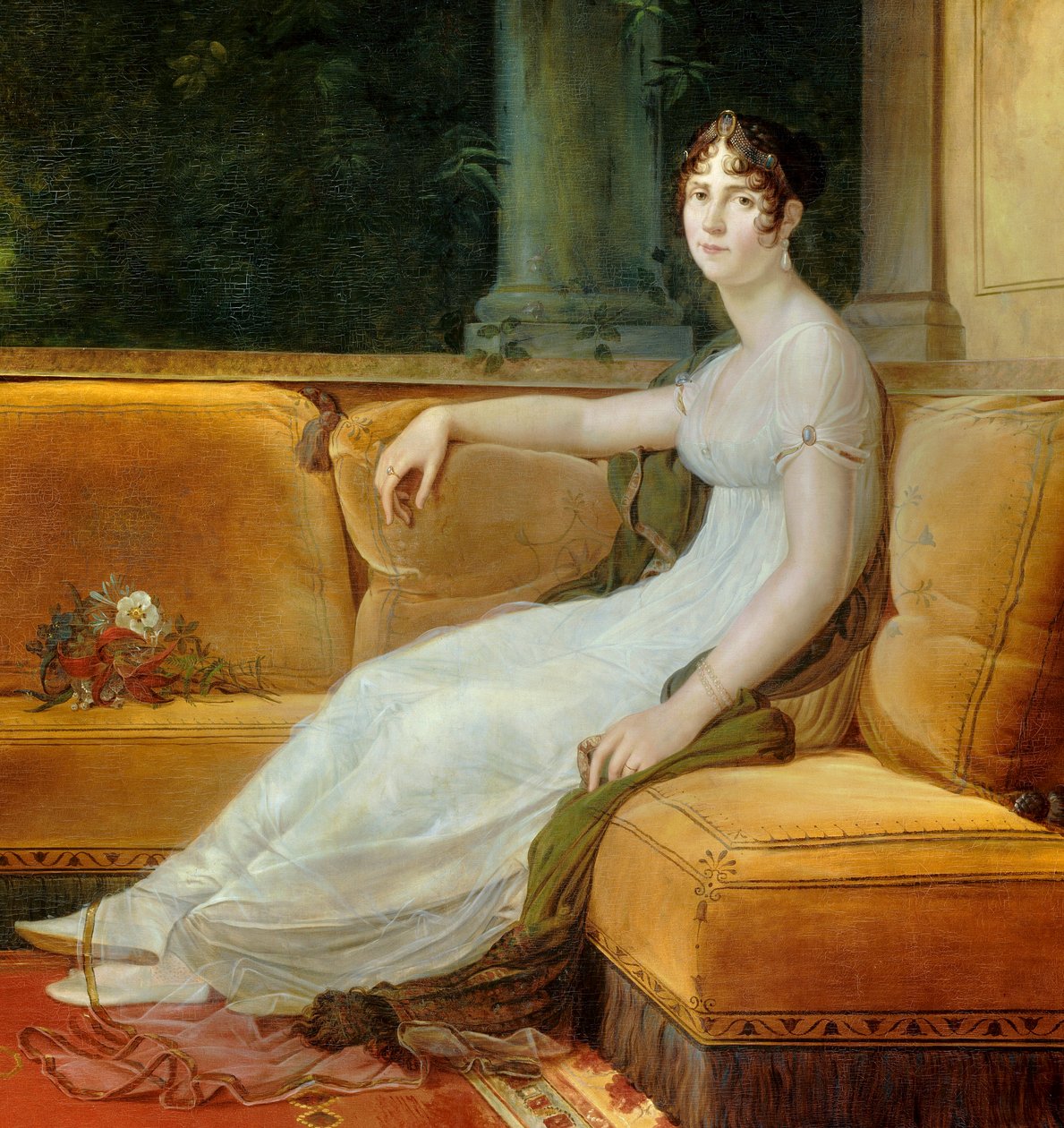 Portrait of Empress Josephine de Beauharnais (detail) by Baron François Pascal Simon Gérard