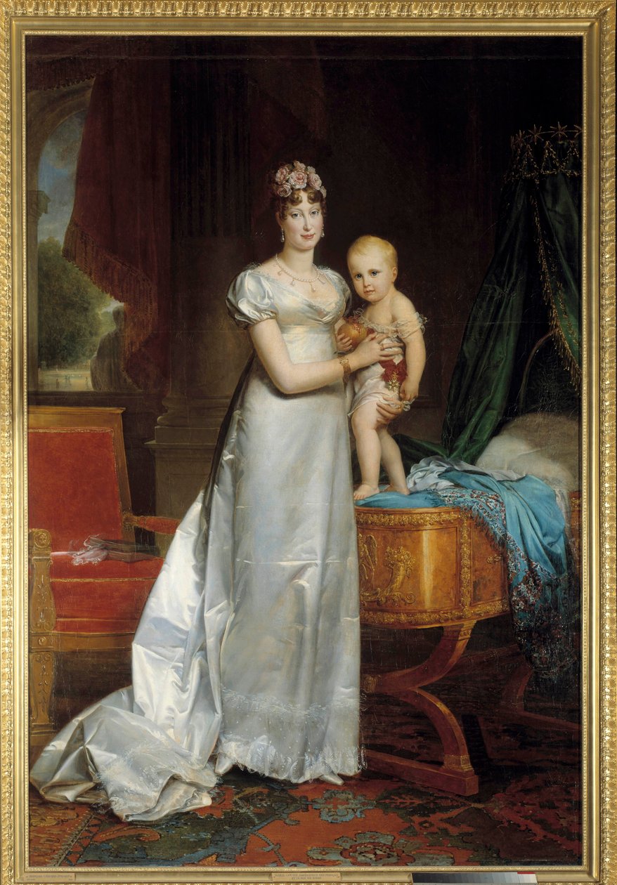 Portrait of the Empress Marie Louise and the King of Rome by Baron François Pascal Simon Gérard