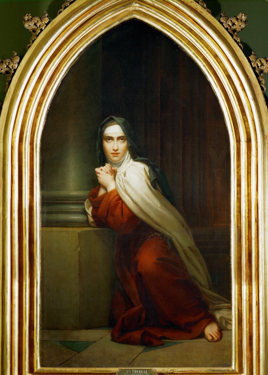 Saint Theresa of Avila by Francois Pascal Simon Baron Gerard