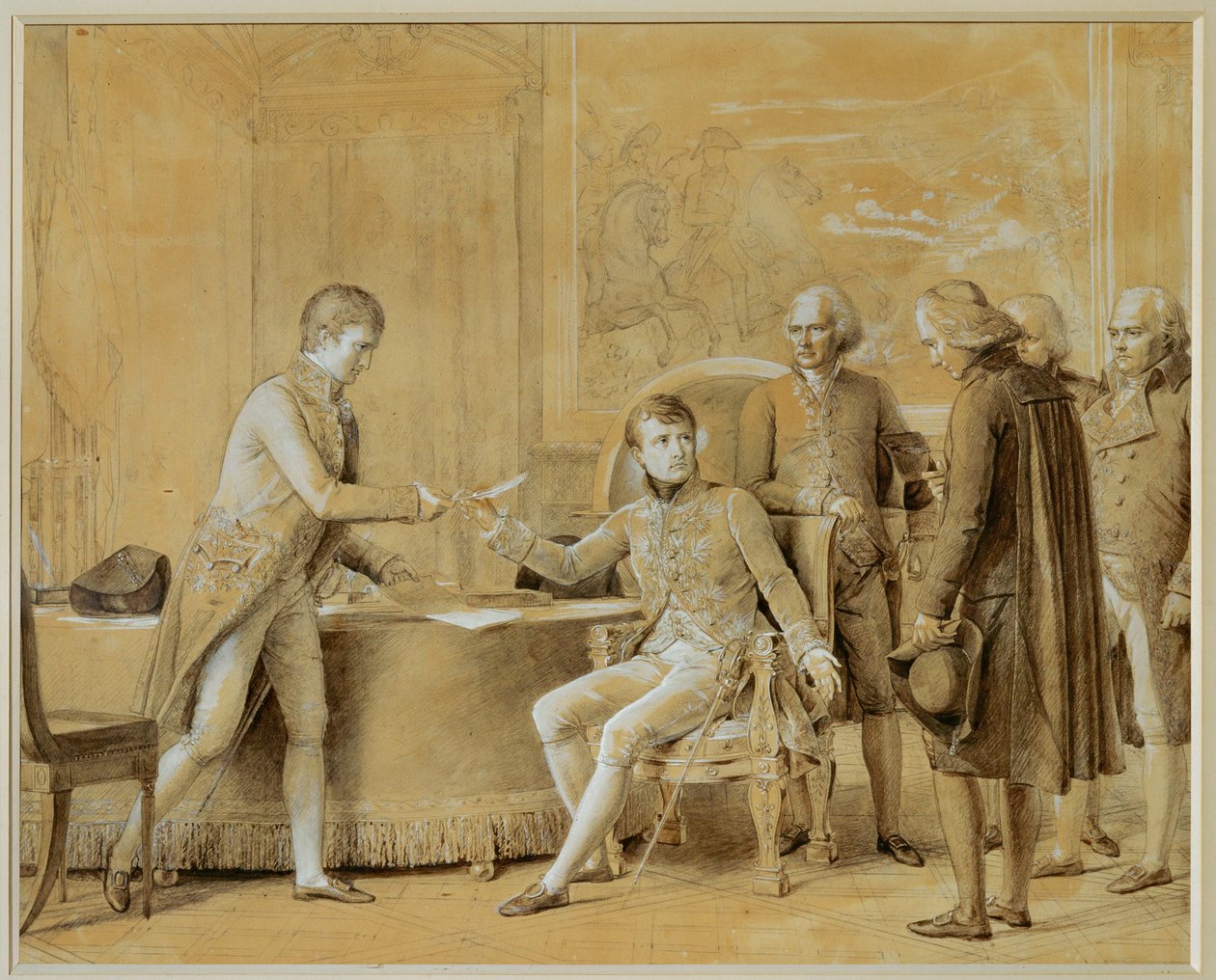 Signing of the Treaty Between France and the Holy See by Francois Pascal Simon Baron Gerard