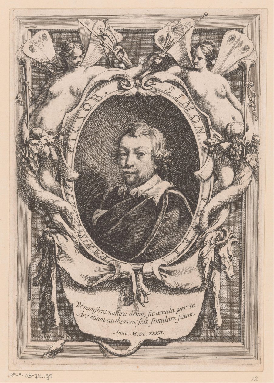 Portrait of Simon Vouet by Francois Perrier