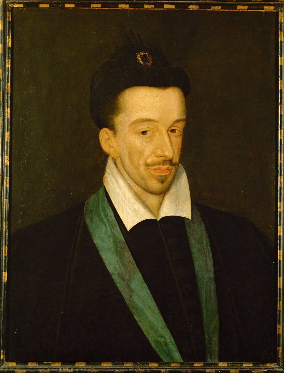 Henri III, King of France, with the Blue Ribbon of the Order of the Holy Spirit by François Quesnel