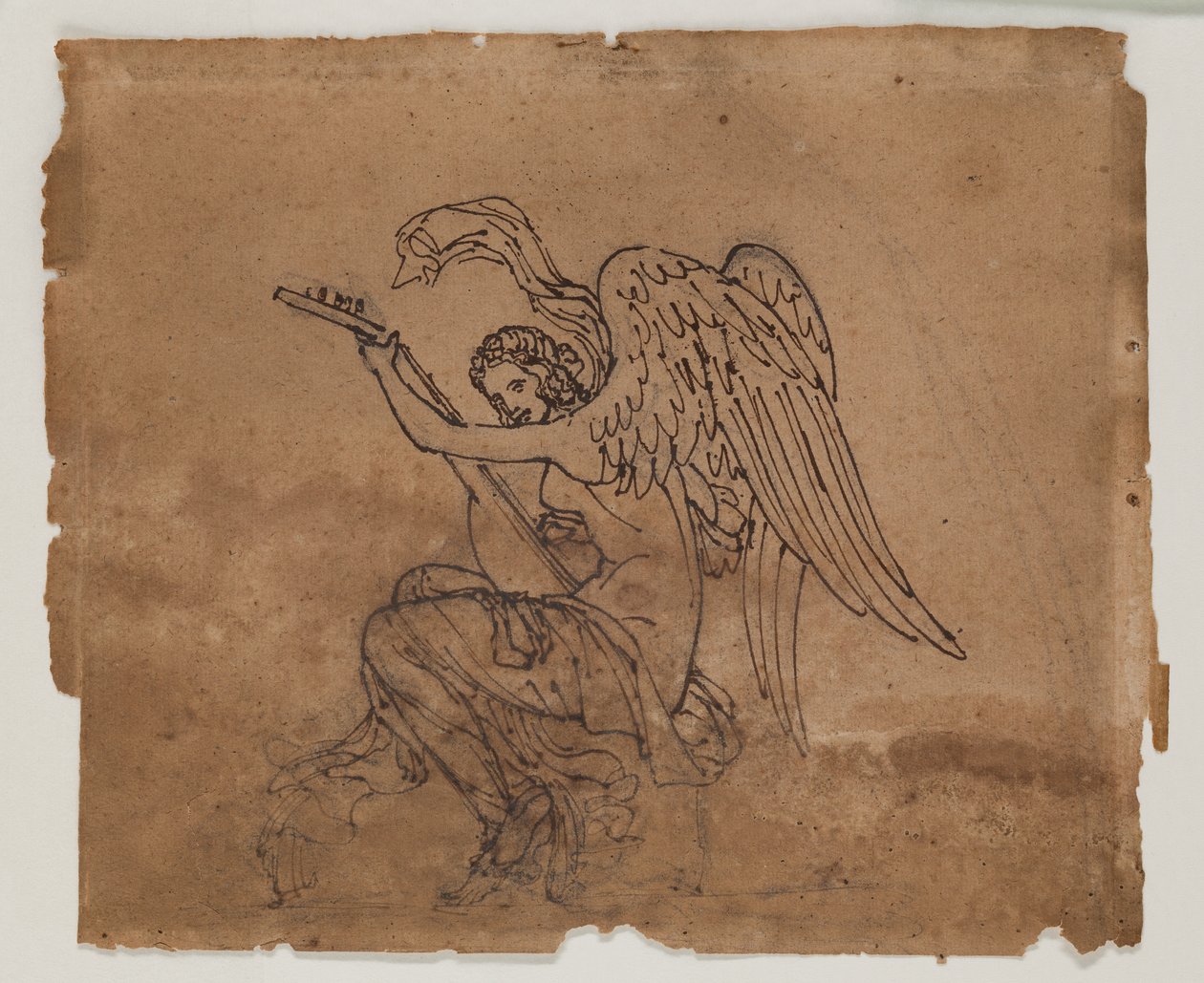 Allegorical Figure with Lute by Francois Rude