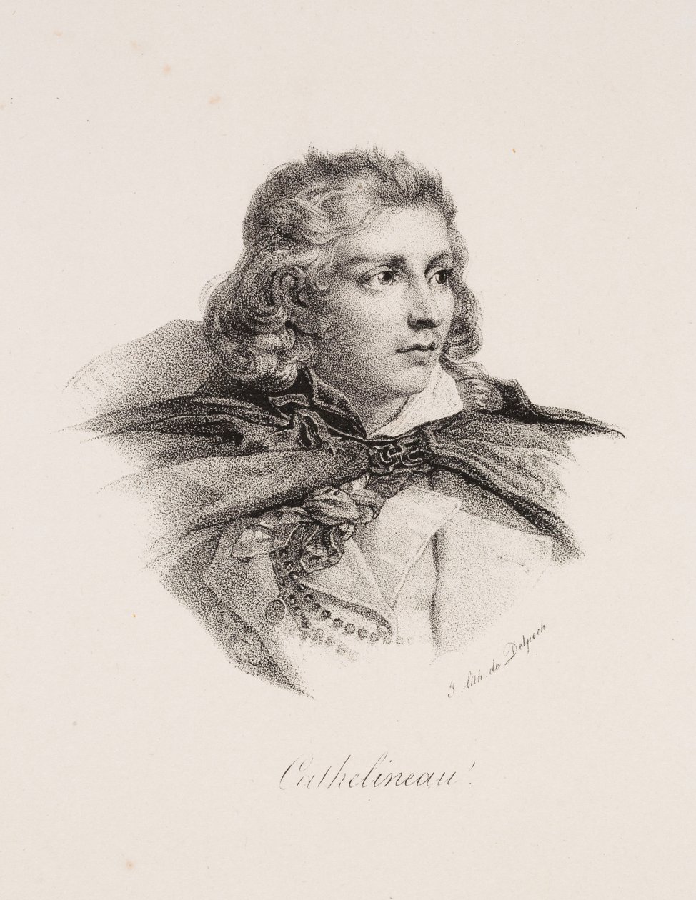 Portrait of Jacques Cathelineau by Francois Seraphin Delpech