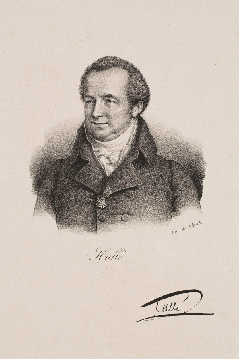 Portrait of Karl Halle by Francois Seraphin Delpech