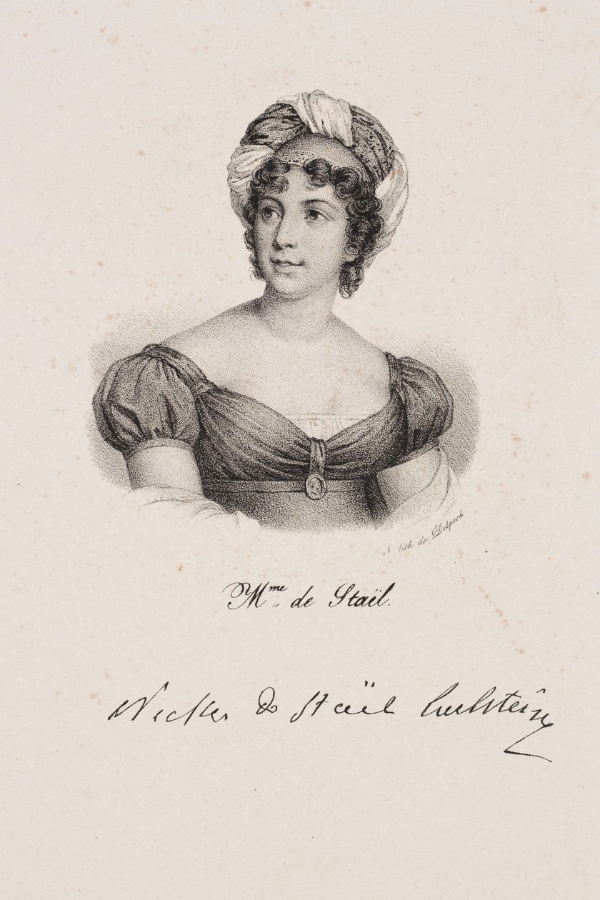 Portrait of Madame de Staël by Francois Seraphin Delpech