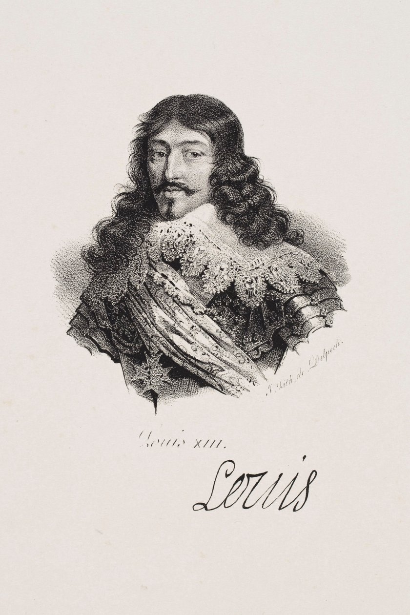 Portrait of King Louis XIII by Francois Seraphin Delpech