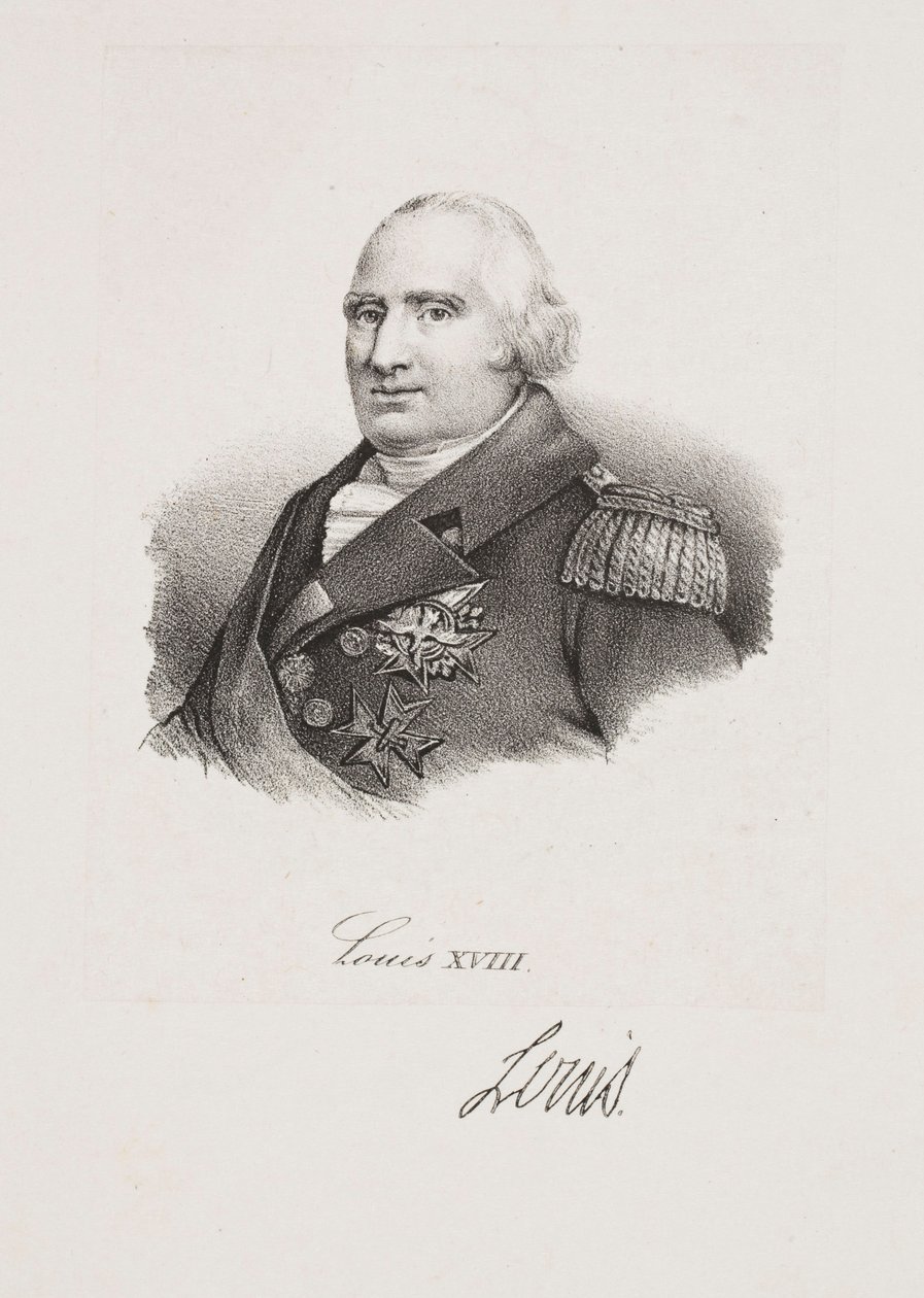 Portrait of King Louis XVIII by Francois Seraphin Delpech