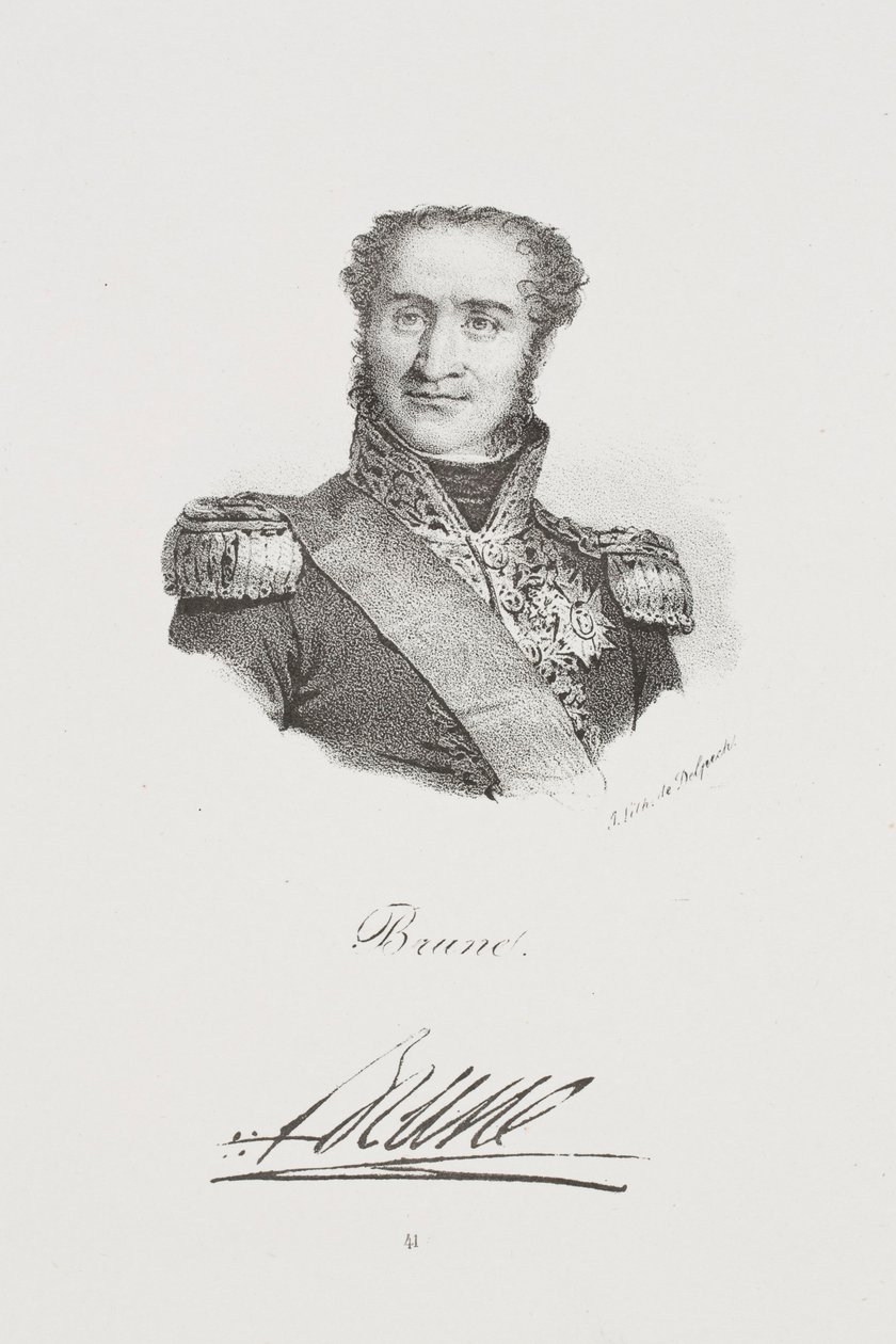 Portrait of Marshal Guillaume Brune by Francois Seraphin Delpech