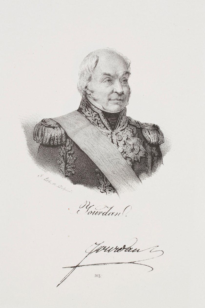 Portrait of Marshal Jean-Baptiste Jourdan by Francois Seraphin Delpech