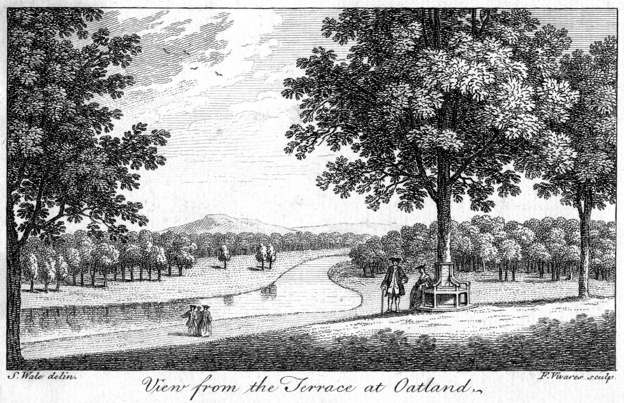 View from the Terrace at Oatland by Francois Vivares