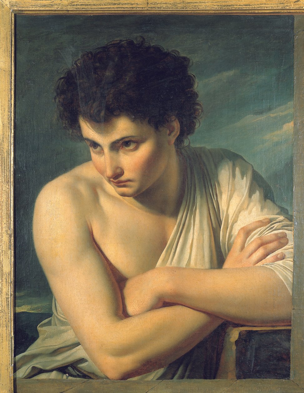 A Young Man Dressed as an Arcadian Shepherd by Francois-Xavier Fabre
