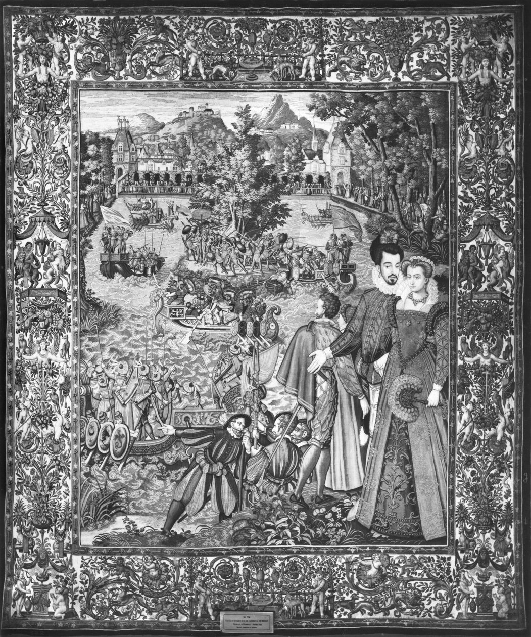 Water festival of Henri III (1551-89) and Louise de Lorraine (1553-1601) Brussels Workshop, c.1580 by Francois after Quesnel
