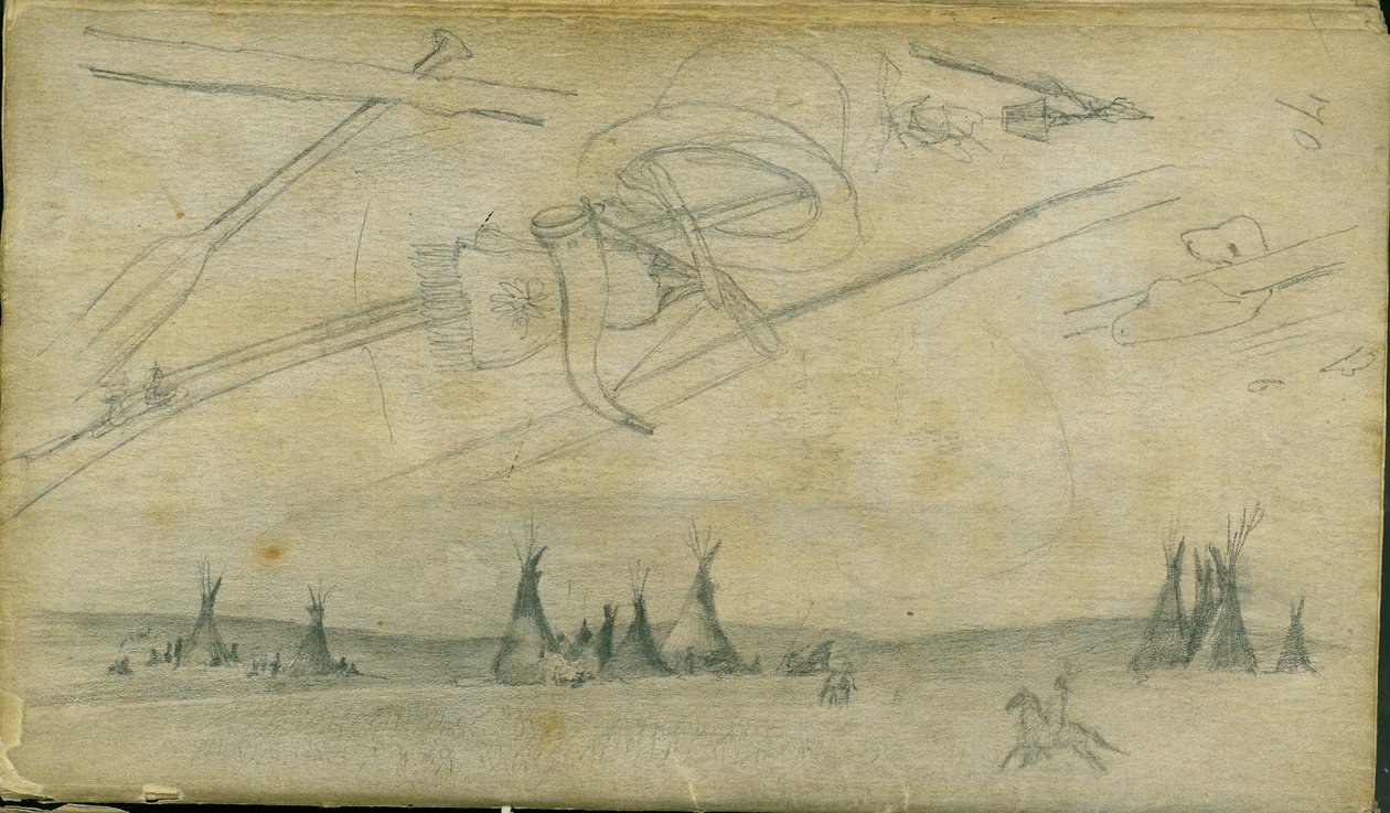 Sketches, 1851 by Frank Blackwell Mayer