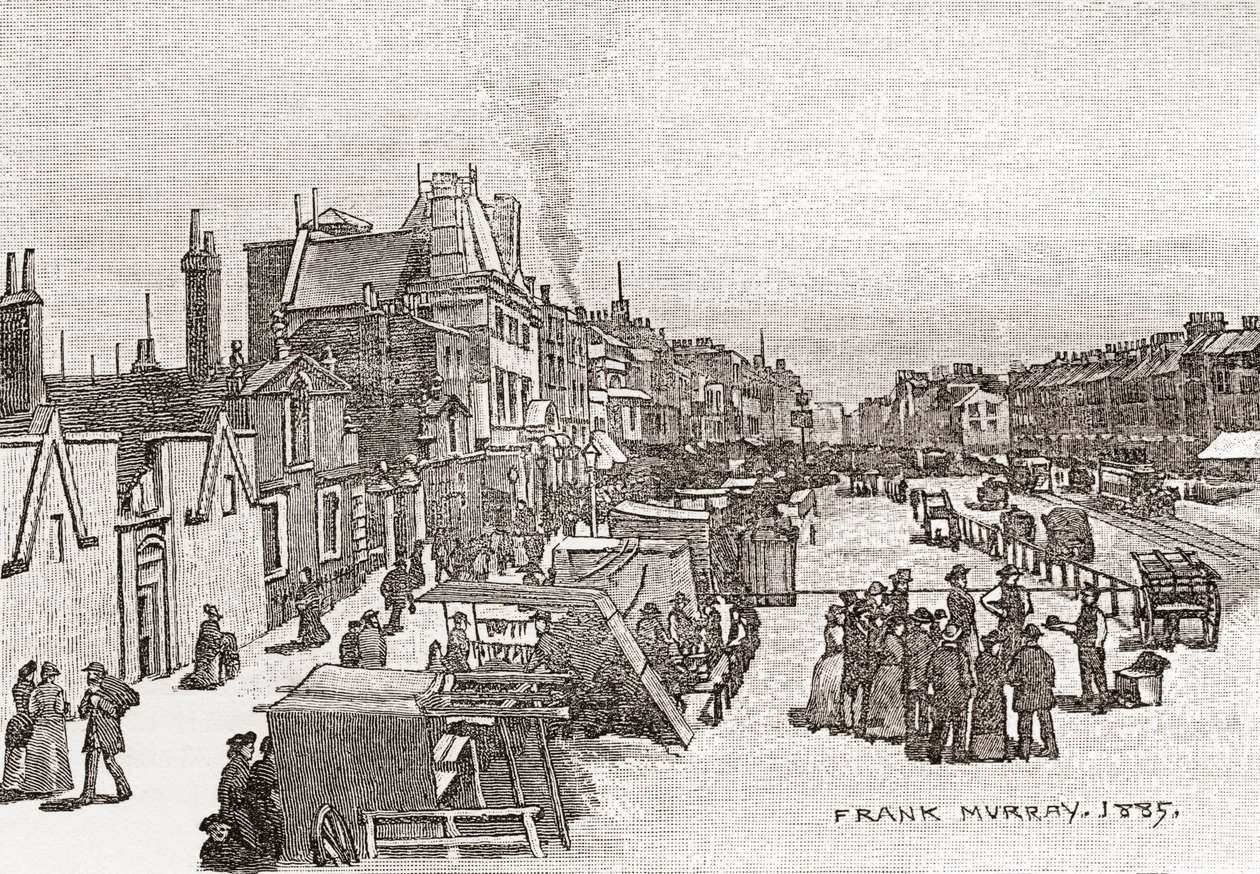 Whitechapel Road, London, England, 1885 by Frank Murray