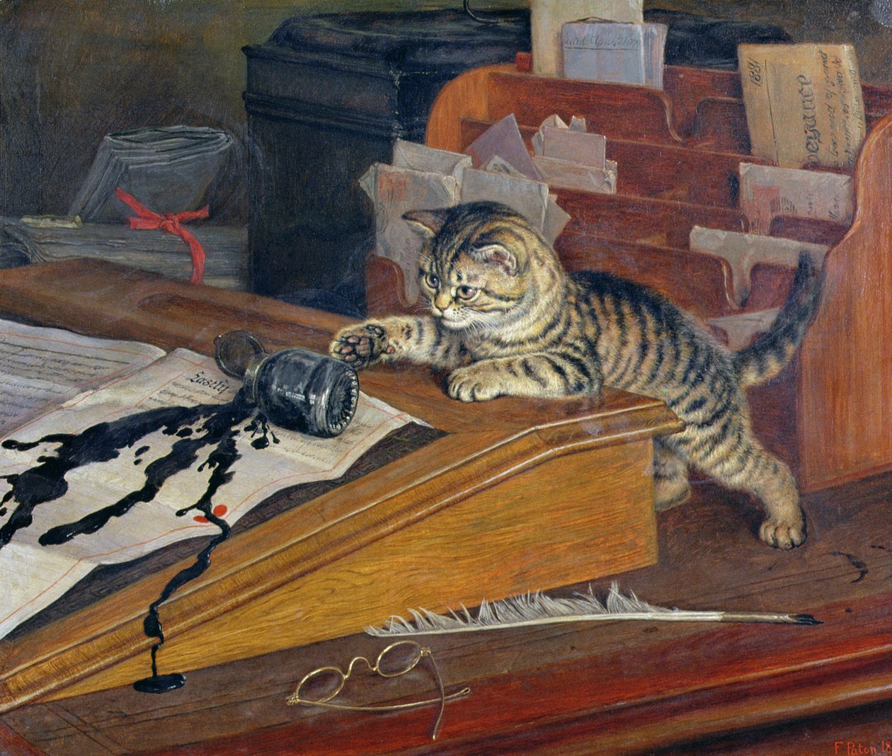 Witness My Act and Deed, 1882 by Frank Paton