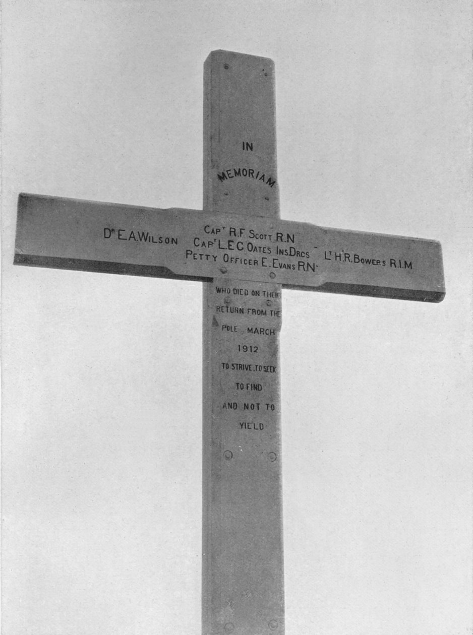 Memorial Cross Erected at Observation Hill to the Southern Party, 1913 by Frank Debenham