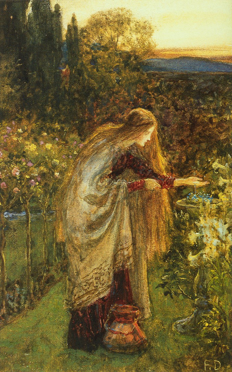 The Sensitive Plant by Frank Dicksee