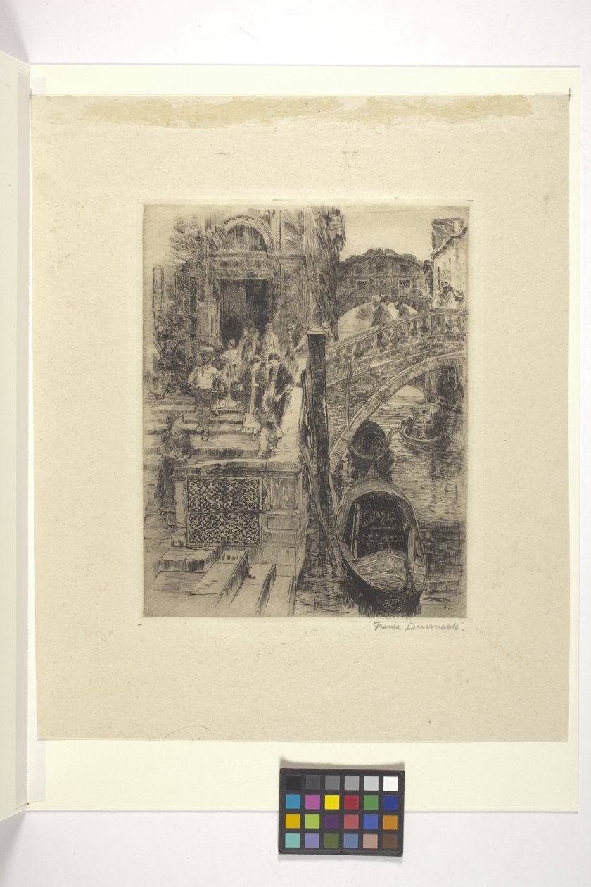 Bridge Of Sighs, Venice (Plate 1) by Frank Duveneck