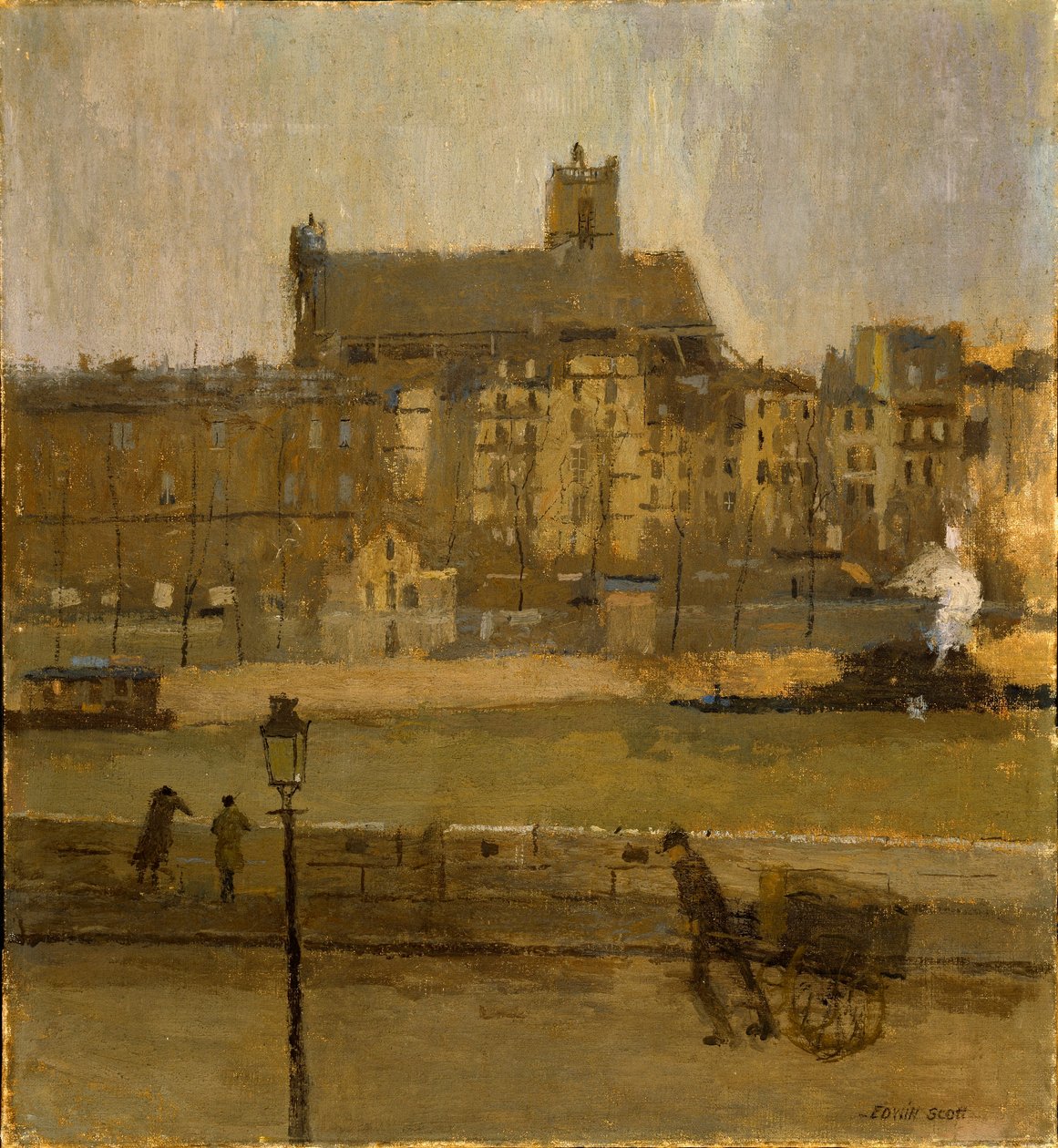 Quai de la Seine, Church of St. Gervais by Frank Edwin Scott