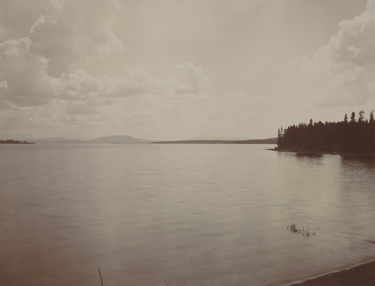 Yellowstone Lake, 1880s by Frank Jay Haynes