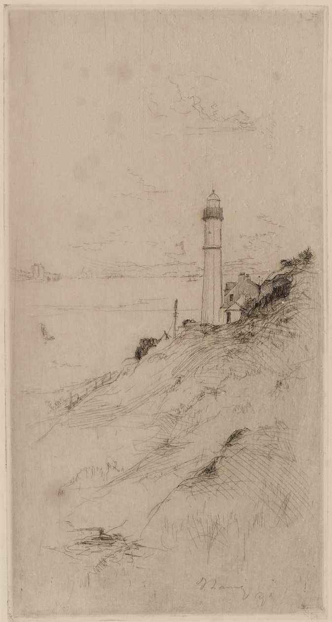 West Lights, Tayport by Frank Laing