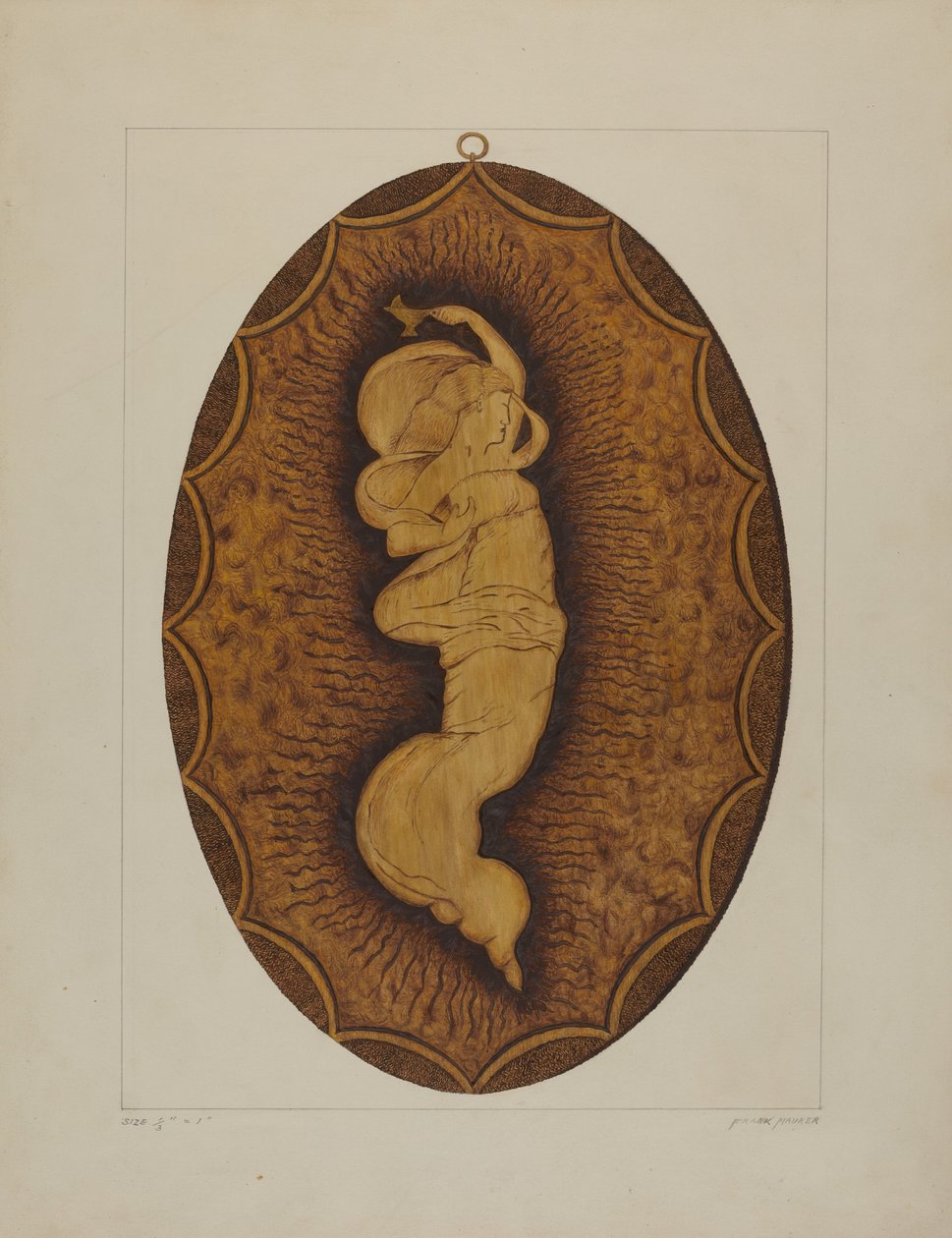 Burnt Plaque by Frank Maurer