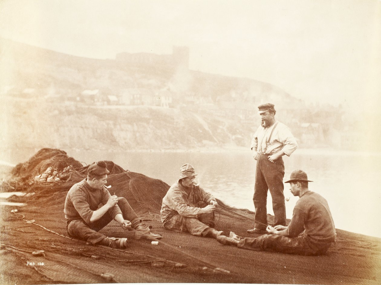 Mending The Nets by Frank Meadow Sutcliffe