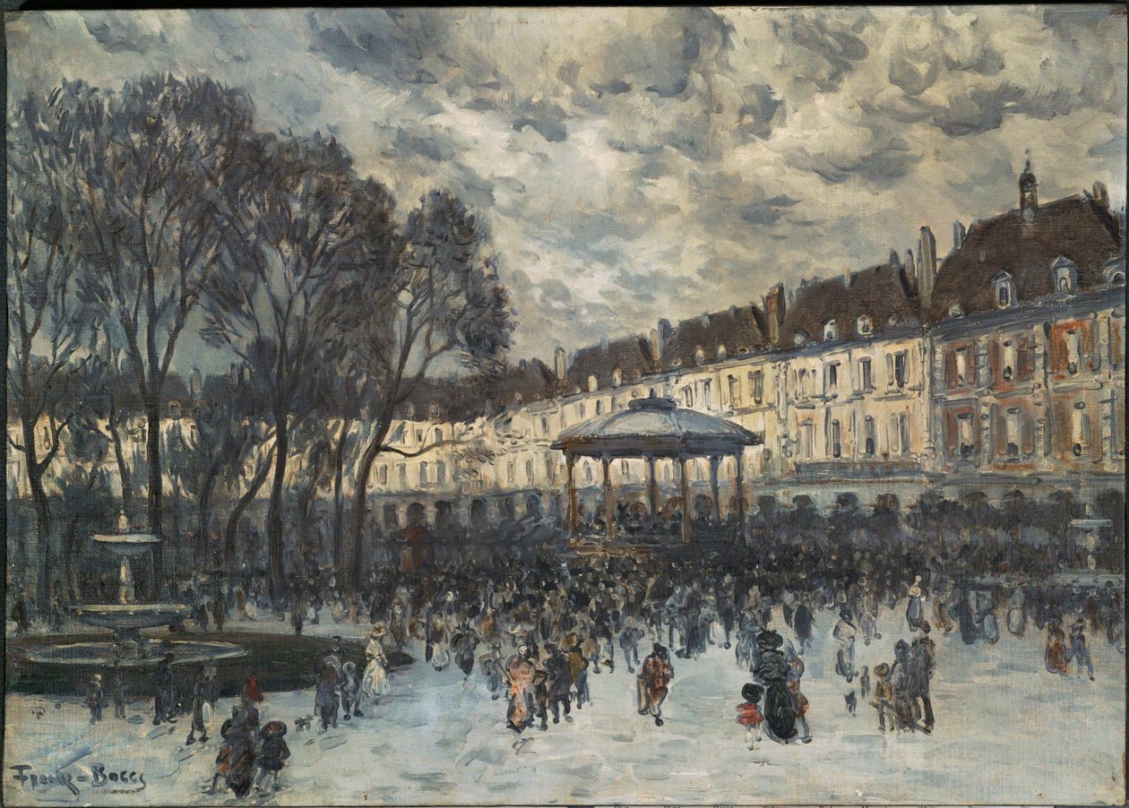 Place des Vosges, Paris, Day of a Concert by Frank Myers Boggs