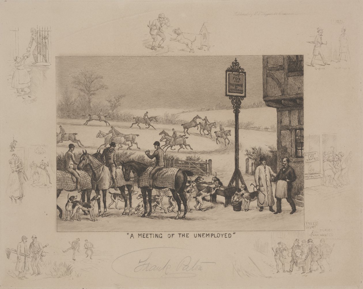 A Meeting of the Unemployed by Frank Paton