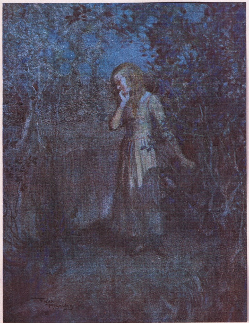 Light had faded into darkness and evening deepened into night, c.1920 by Frank Reynolds