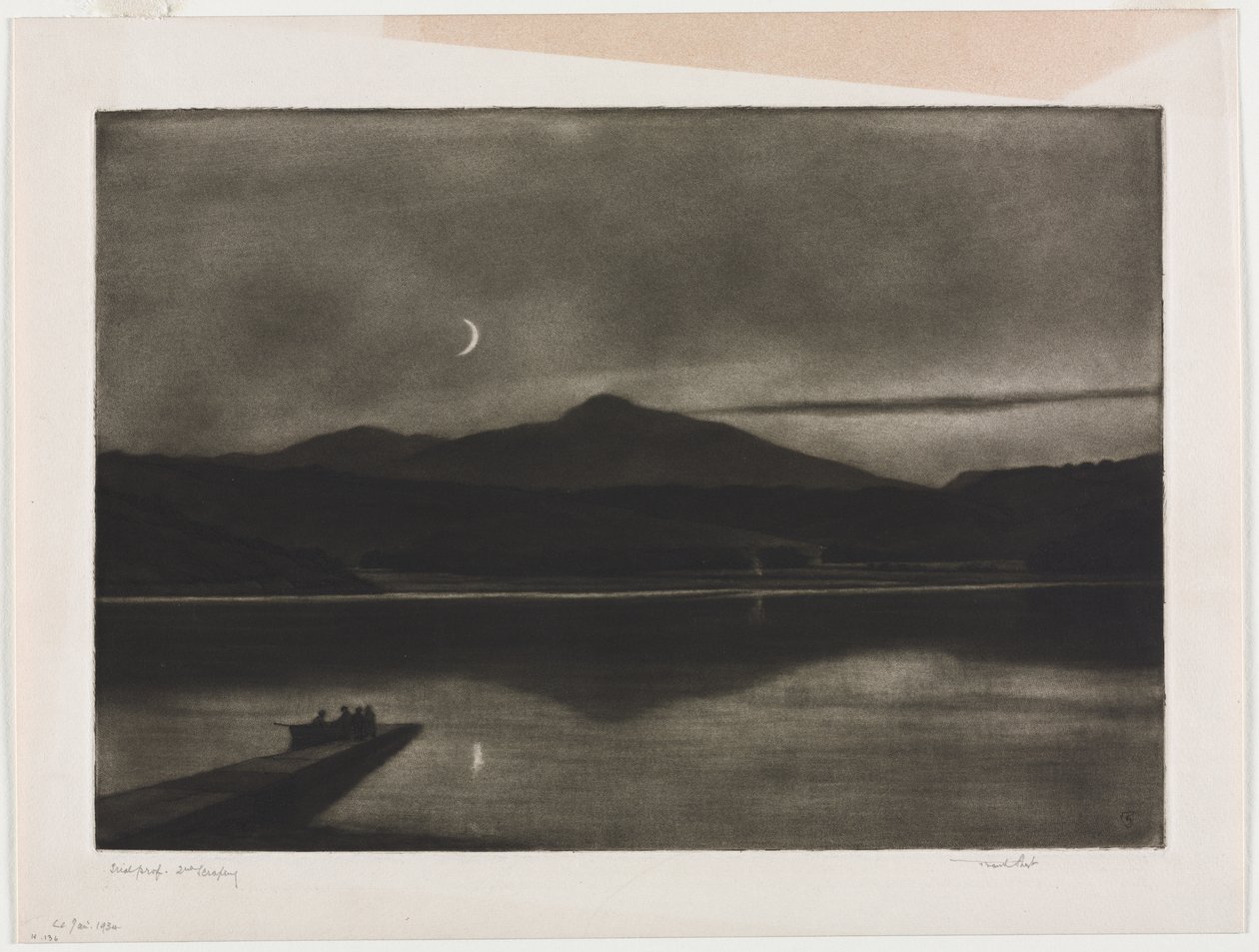 Screel Hill and Urr Water from Kypford by Frank Short