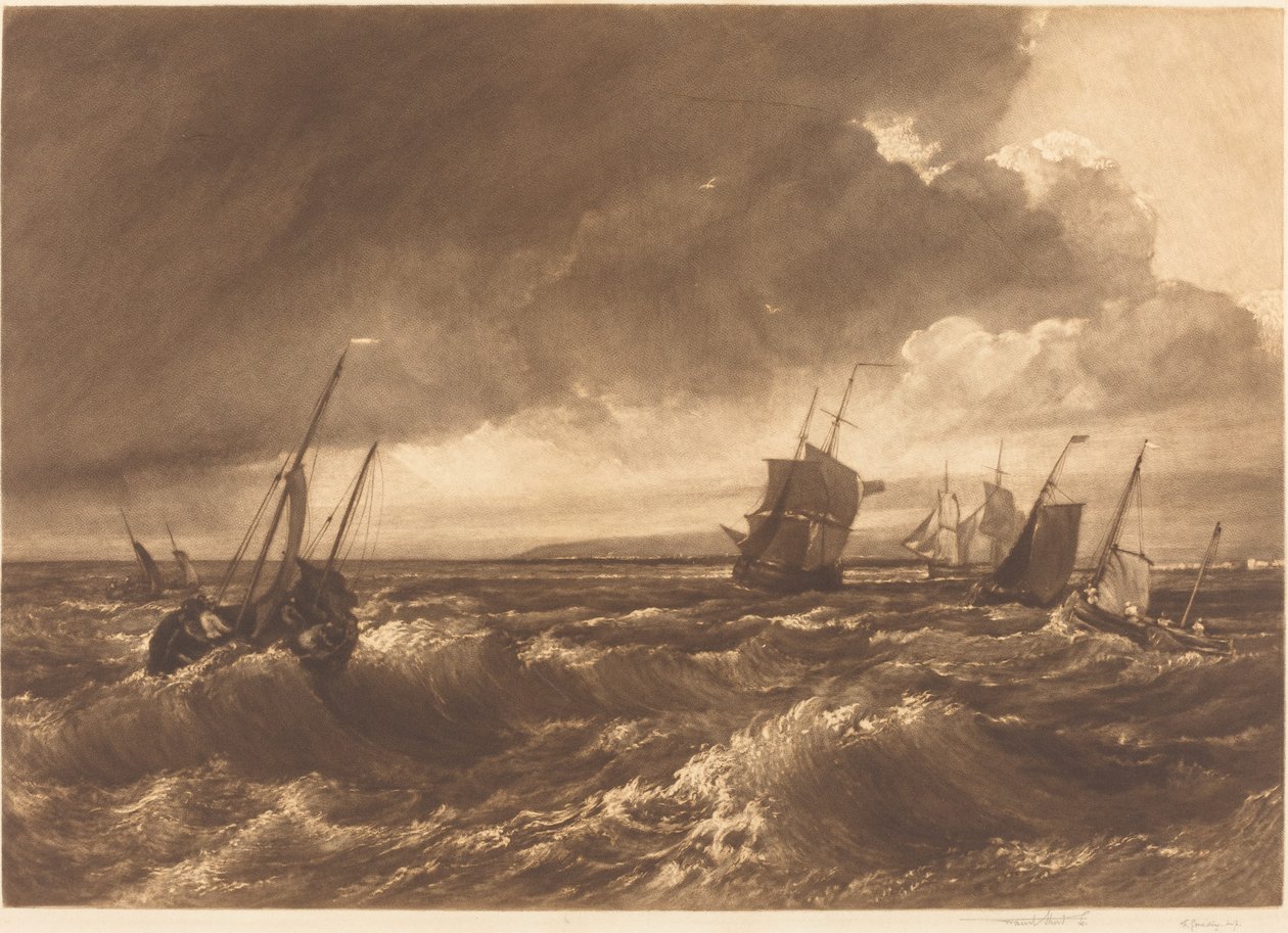The Mouth of the Thames, Isle of Sheppey in Distance, 1891 by Frank Short