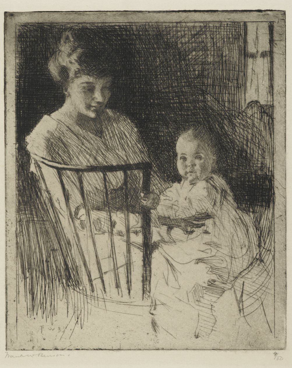 Mother and Child by Frank Weston Benson