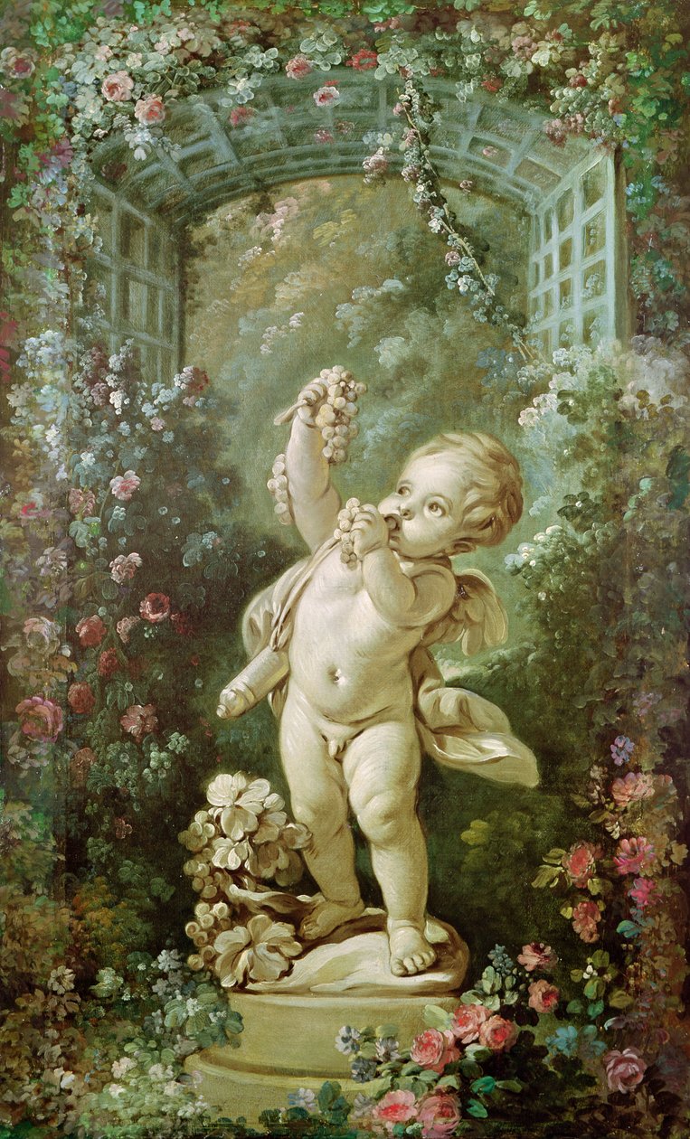 Cupid with Grapes by François Boucher