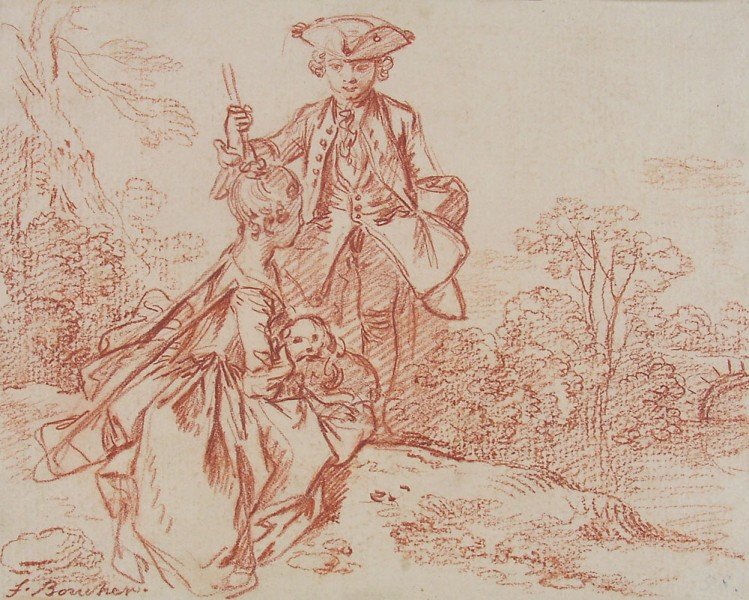Fête Galante by François Boucher