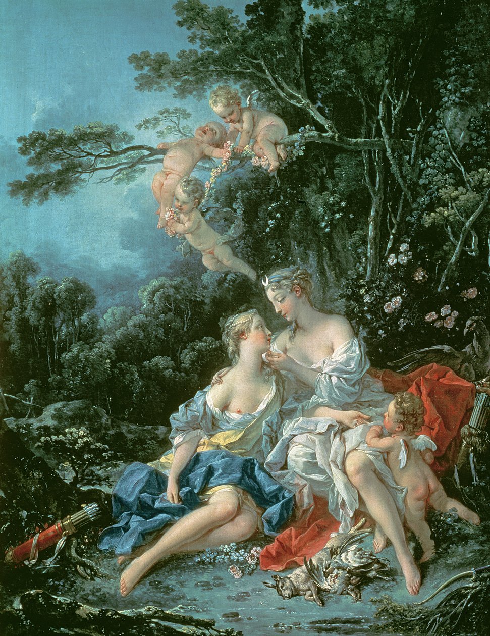 Jupiter and Callisto by François Boucher