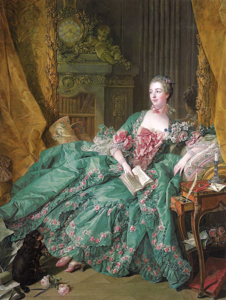 Portrait of Madame de Pompadour by François Boucher