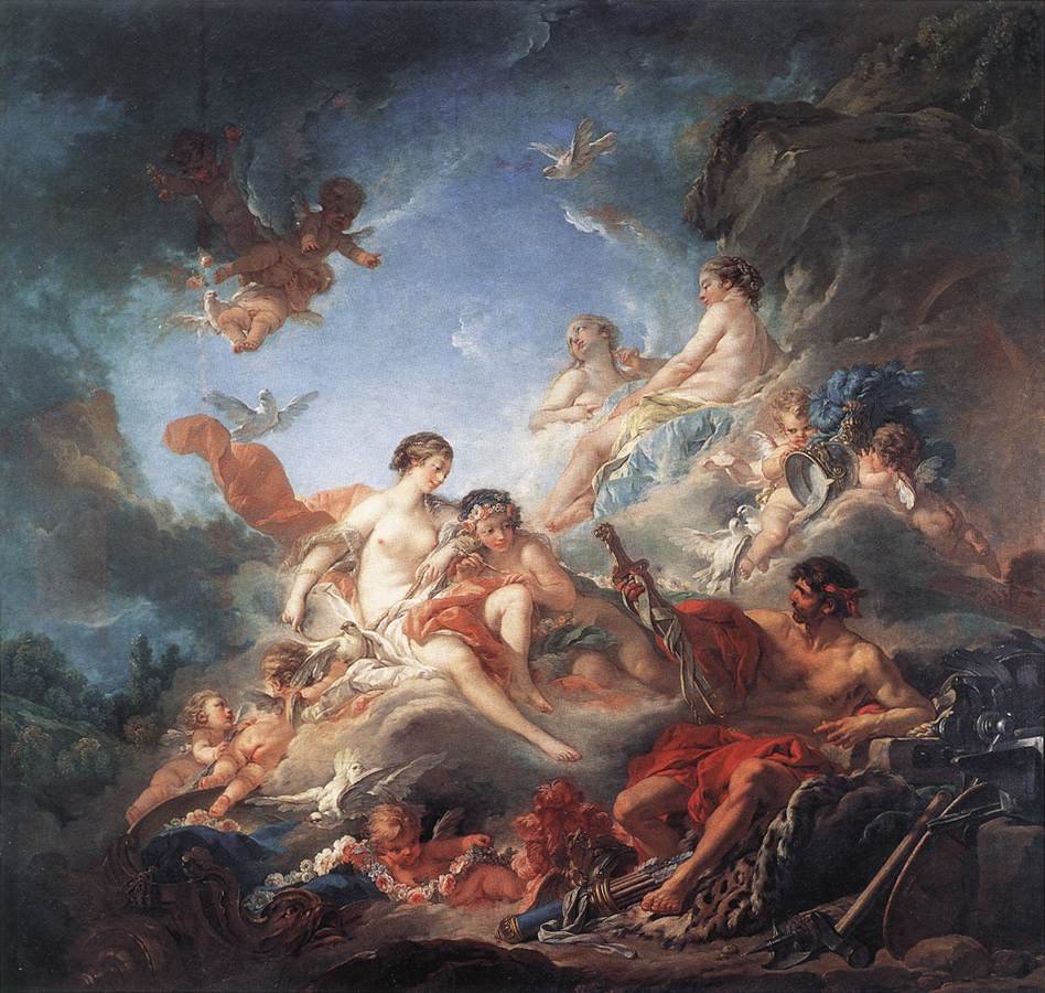 Vulcan Presenting Venus with Arms for Aeneas by François Boucher