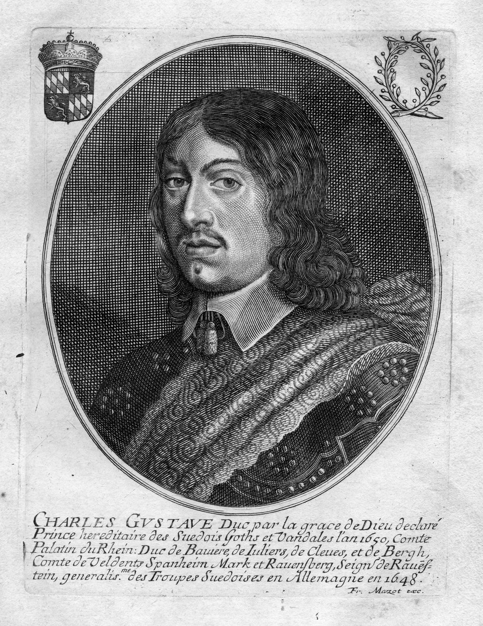 Engraved Portrait by François Mazot