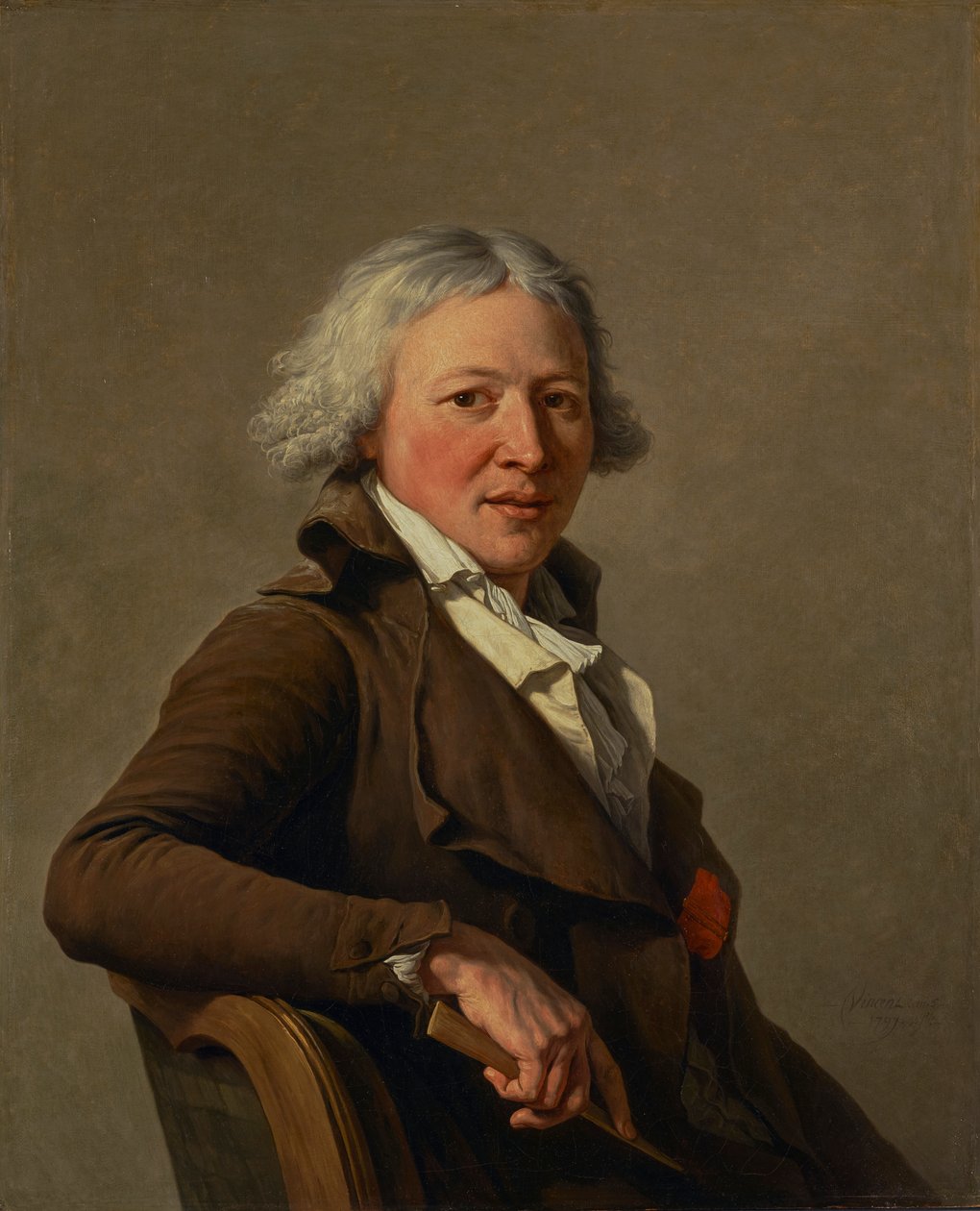 Portrait of the Sculptor Philippe-Laurent Roland by François André Vincent