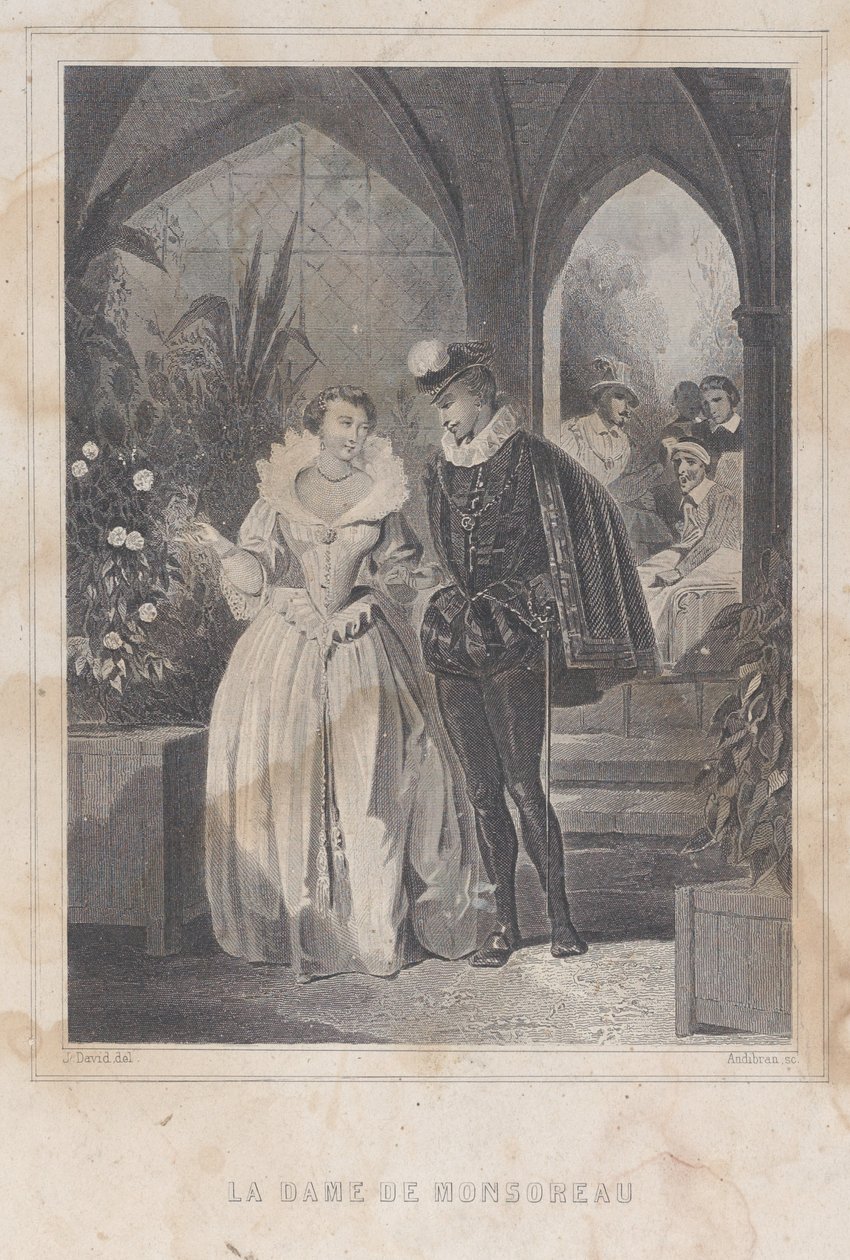 The Lady of Monsoreau by François Adolphe Bruneau Audibran
