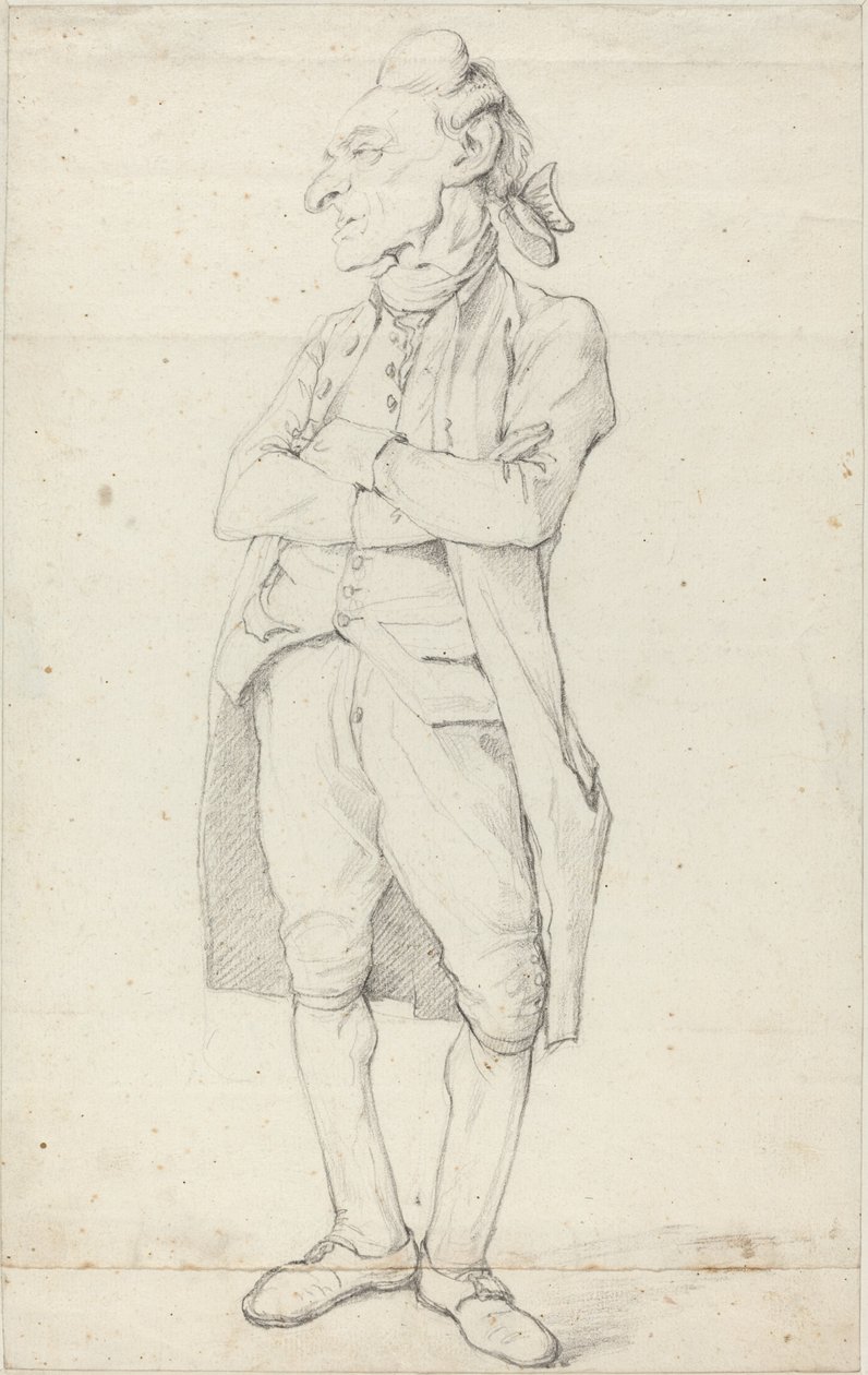 A Gentleman Standing with His Arms Crossed by François André Vincent