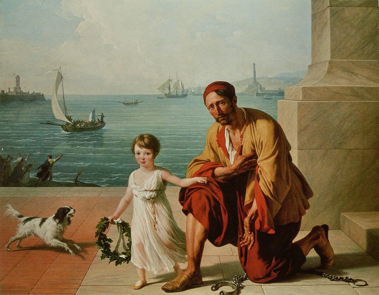 Allegory of Freedom for Ransomed Barbary Captives, in Gratitude to Jerome Bonaparte by François André Vincent