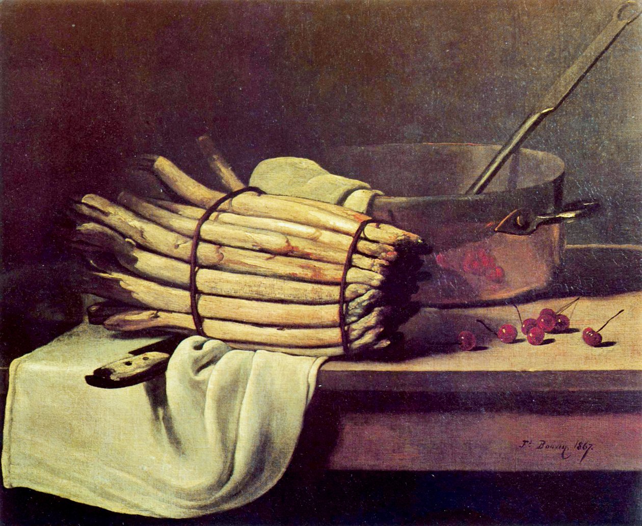 Still Life with Asparagus by François Bonvin