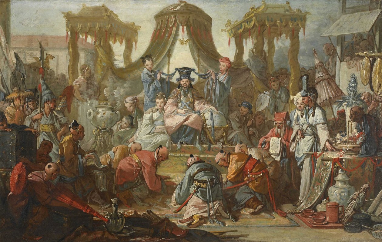 The Audience of the Emperor of China, 1742 by François Boucher
